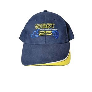 Vintage Oilfield / Truckers Strapback Embroidered  Hat. Cap. West Engineering Se